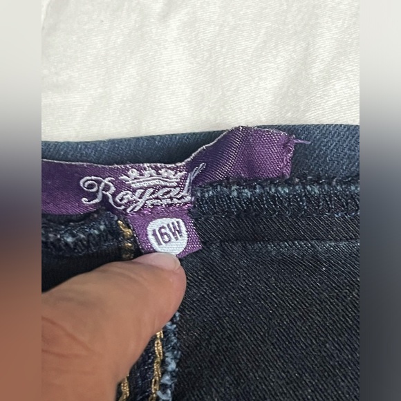 Royal Women’s Dark Blue Capri Pants, 16W - Picture 4 of 6